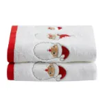 Bild von Santa White Hand Towel - 2 Pack - 50 x 90 cm