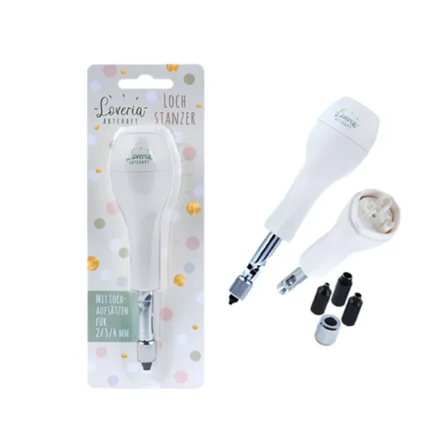 Bild von Lochstanzer mit drei Aufsätzen