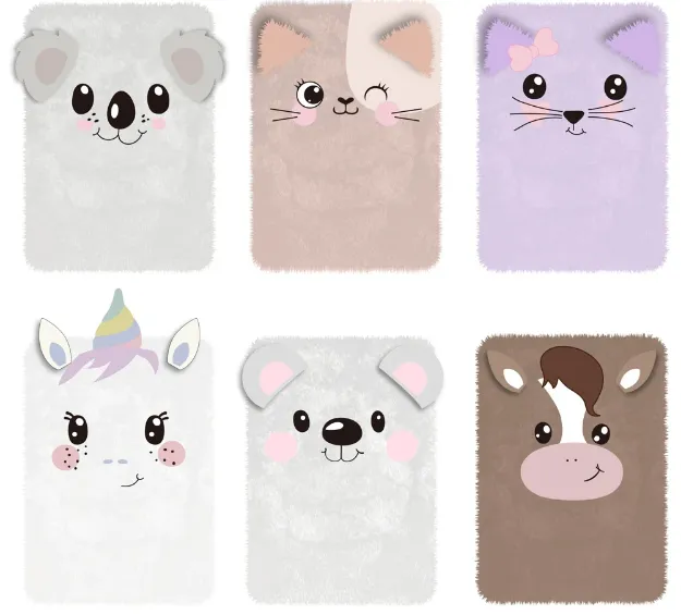 Bild von Plüsch Notizbücher 