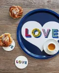 Bild von Asta Barrington Love / multi Coaster Ø 10 - Jamida of Sweden