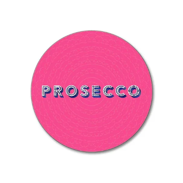 Bild von Asta Barrington Prosecco Coaster Ø 10 - Jamida of Sweden