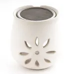 Bild von Räucherstövchen Blume aus Ton mit Sieb