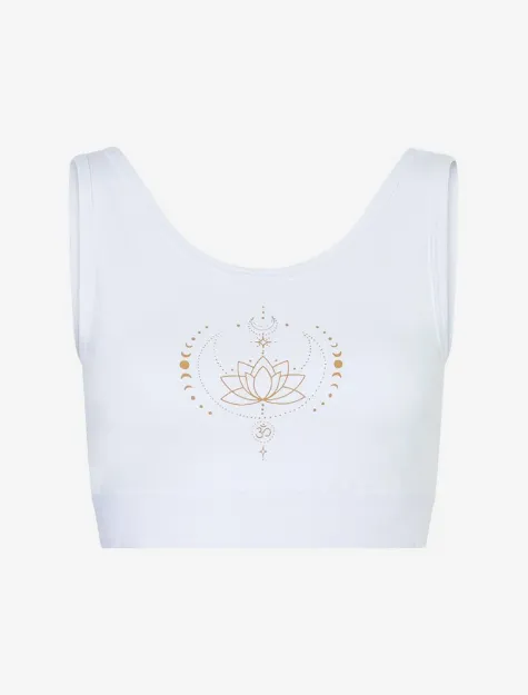 Bild von Yoga Bra Padma in weiss von The Spirit of OM